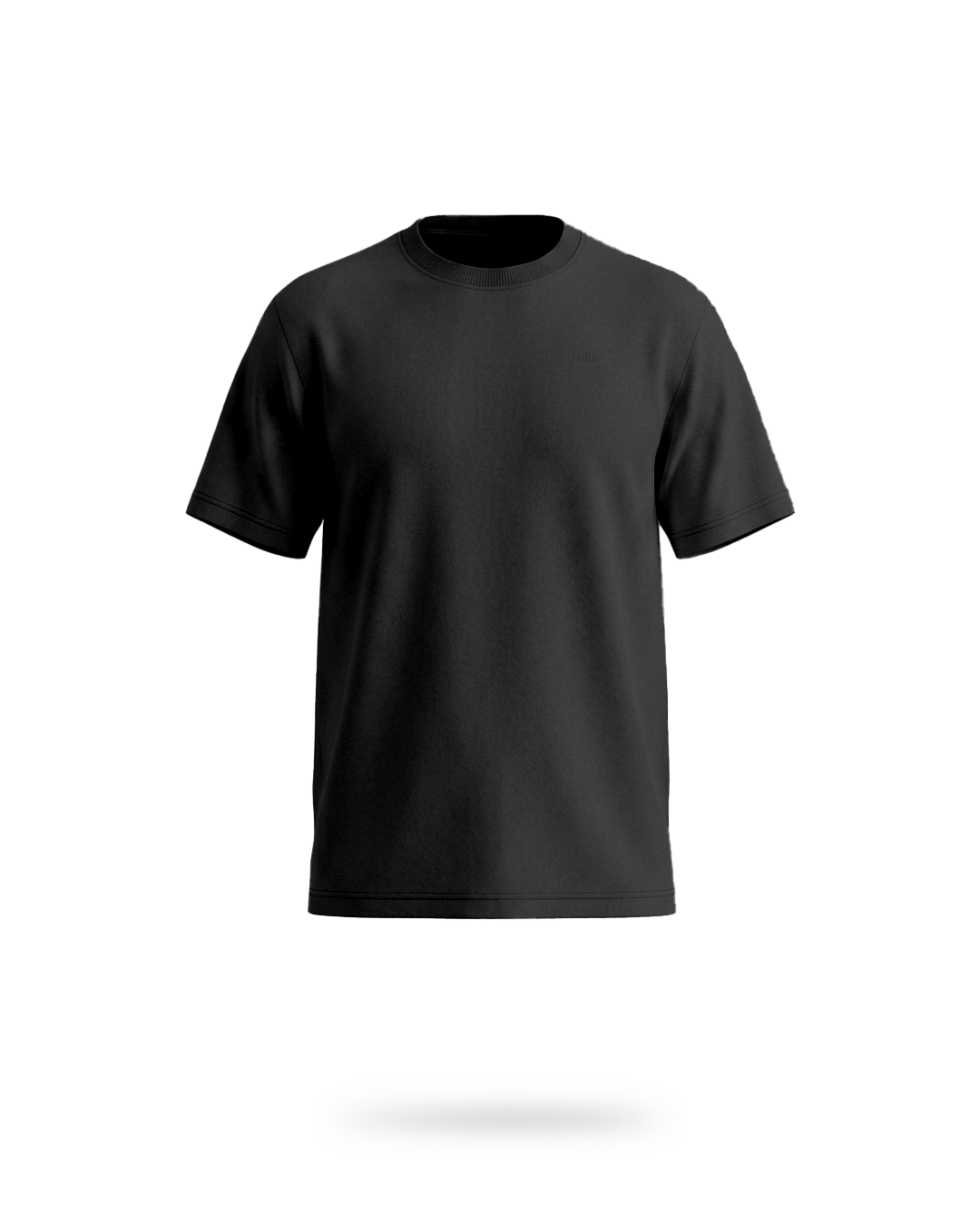 Black Basic Medium-Weight T-Shirt - Men