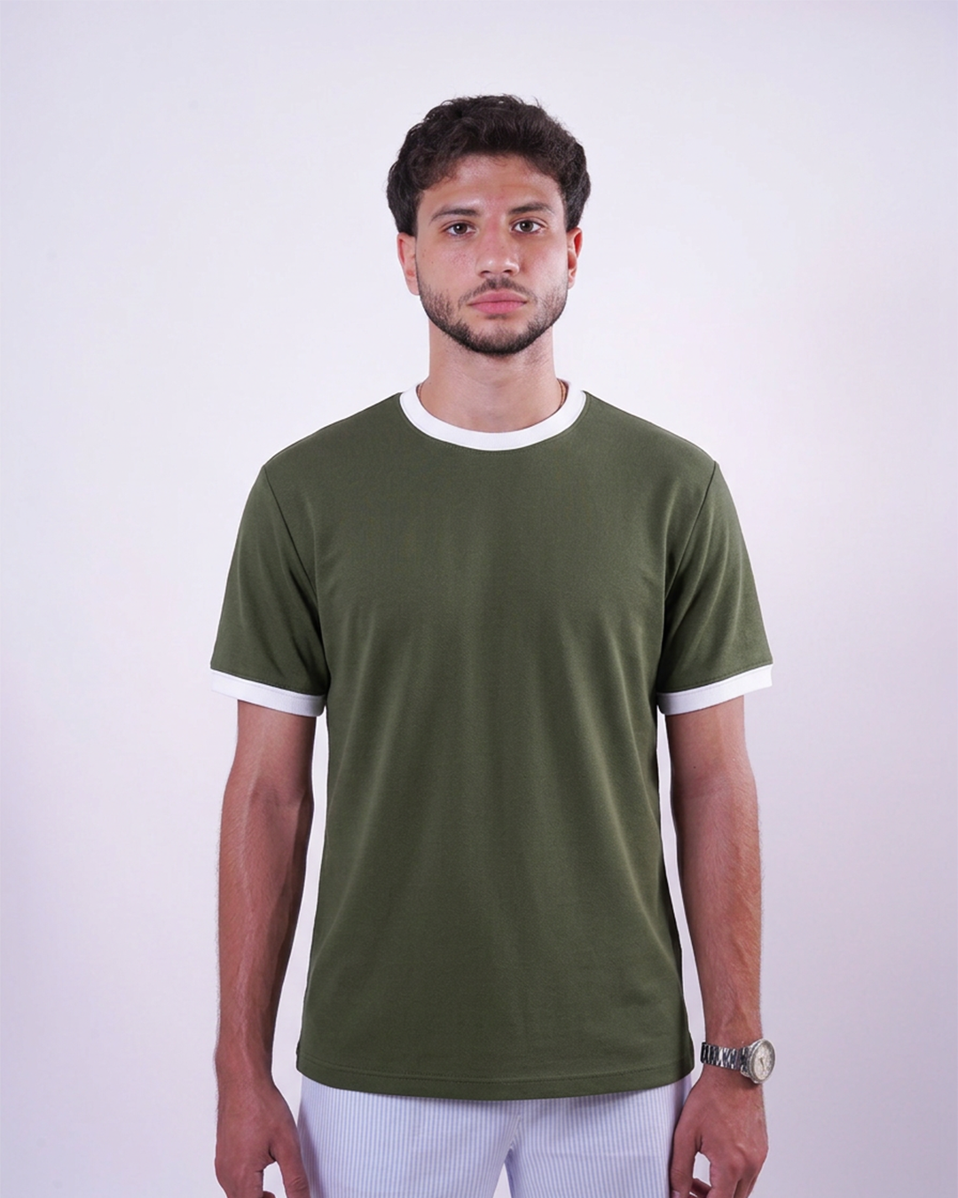 Green Ringer Tees - Men