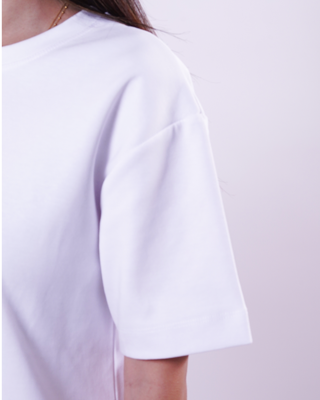 White Basic Medium-Weight T-Shirt - Women