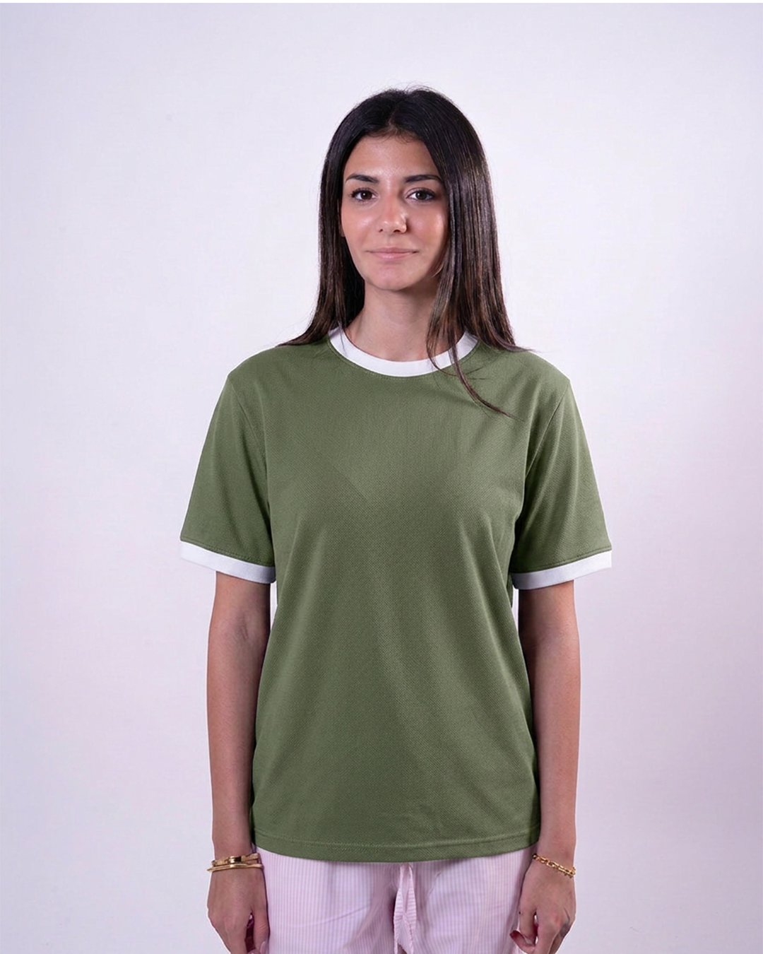 Green Ringer Tees - Women