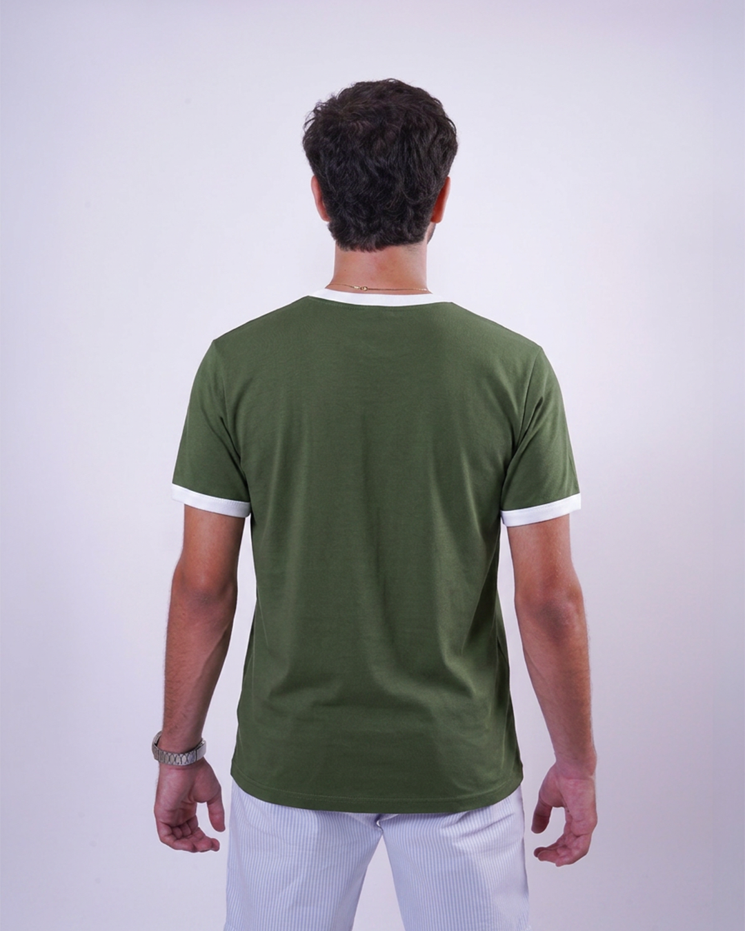 Green Ringer Tees - Men