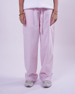Pink Striped Pants - Women